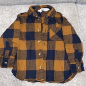 Size 2T boy flannel shirt
